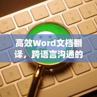 高效Word文档翻译，跨语言沟通的关键利器，助力效率飞速提升！