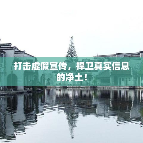 打击虚假宣传，捍卫真实信息的净土！