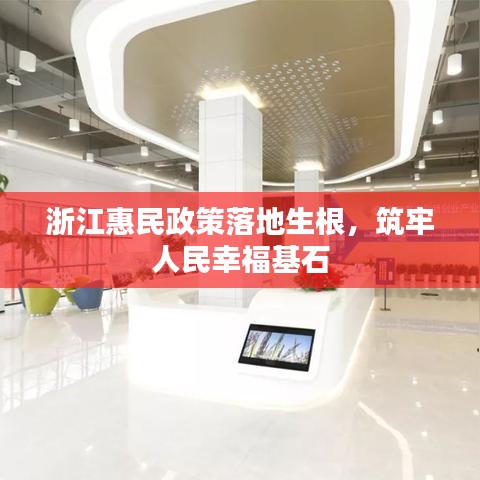 浙江惠民政策落地生根，筑牢人民幸福基石
